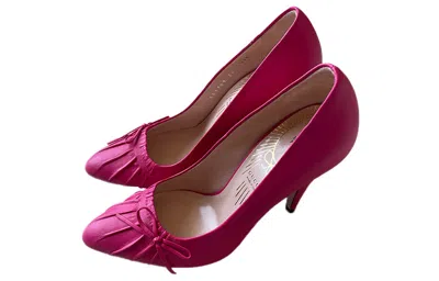 Gucci (wmns)  Nappa Bow High Heel Pumps 'bright Fucsia'