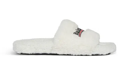 Balenciaga (wmns)  Furry Slides 'white'