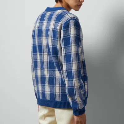 Gucci Reversible Checked Wool Cardigan