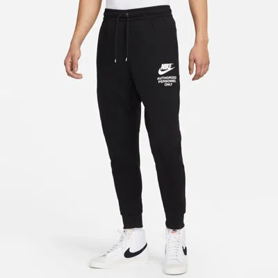 Nike Men's  Logo Alphabet Printing Knit Bundle Feet Sports Pants/trousers/joggers Autumn Black
