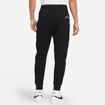 Nike Men's  Logo Alphabet Printing Knit Bundle Feet Sports Pants/trousers/joggers Autumn Black