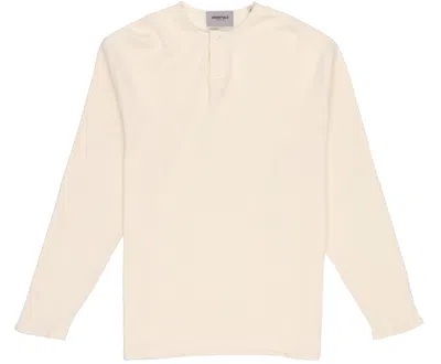 Essentials Fear Of God  Fw20 Thermal Long Sleeve Henley Tee 'cream'