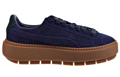 Puma (wmns)  Suede Platform 'purple' In Blue