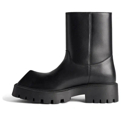 Balenciaga (wmns)  Rhino Booties 'black Smooth Calfskin'