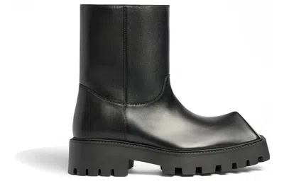 Balenciaga (wmns)  Rhino Booties 'black Smooth Calfskin'