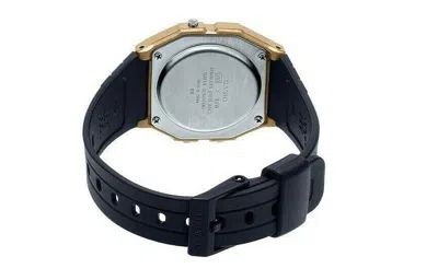 Casio Waterproof Unisex Mens Black/gold Digital In Blue