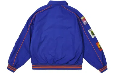 Palace Patches Cotton Bomber 'royal Blue'