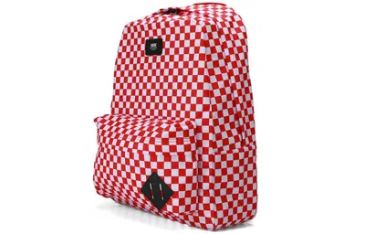 Vans Old Skool Checkerboard Backpack 'red White'