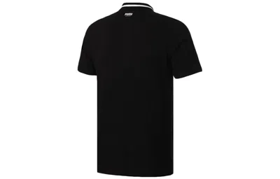 Puma Regular Fit Short Sleeve Outdoor Polo Shirt 'black'