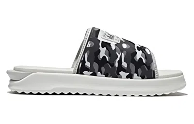 Li-ning Fashion Slides 'white Black Camo' In Multi