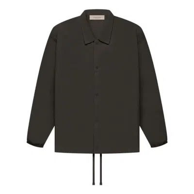 Essentials Fear Of God  Fw22 Nylon Coaches Jacket 'off Black'