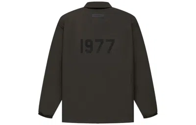 Essentials Fear Of God  Fw22 Nylon Coaches Jacket 'off Black'