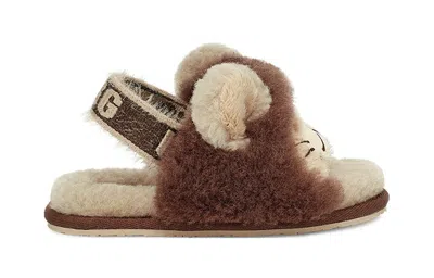 Ugg (td)  Fluff Yeah Slide Lion Stuffie 'sand Chocolate'