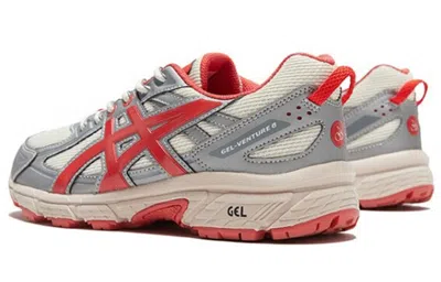 Asics (wmns)  Gel-venture 6 X Kirsh 'grey Red' In Gray