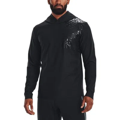 Under Armour Curry Hooded Golf Shirt 'black'