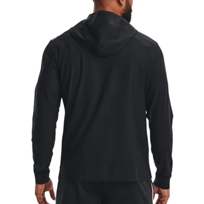Under Armour Curry Hooded Golf Shirt 'black'