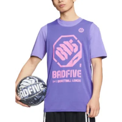 Li-ning X Jon Burgerman Badfive Reversible Basketball Jersey 'purple Pink'
