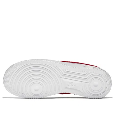 Nike (gs)  Air Force 1 Lv8 'chenille Swoosh' In White
