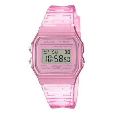 Casio Retro Fashion Analog-digital Watch 'pink'