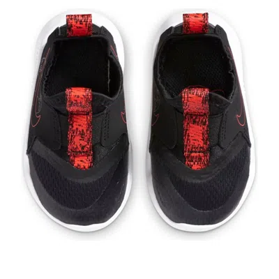 Nike (td)  Flex Runner Se 'black Bright Crimson'
