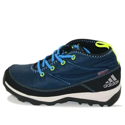 Adidas Originals (gs) Adidas Daroga Chukka Shoes 'navy Blue Solar Yellow'