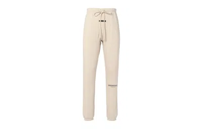 Essentials Fear Of God  Fw21 Fleece Lounge Pants Beige In Neutral