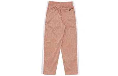 Nike X Clot Rose Gold Silk Pattern Track Pants For Men Pink