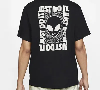 Nike Sportswear Printing Short Sleeve 'alien Black'