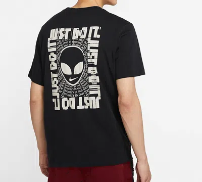 Nike Sportswear Printing Short Sleeve 'alien Black'