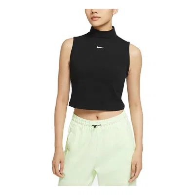 Nike (wmns)  Sportswear Collection Essentials Embroidery Logo Knitting Waistcoat Black