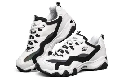 Skechers D Lites 2.0 Running Shoes White/black/grey