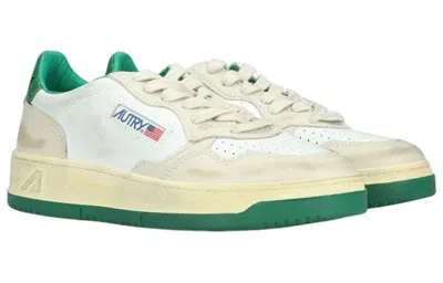 Autry (wmns)  Medalist Low Super Vintage Sneakers 'white Green'