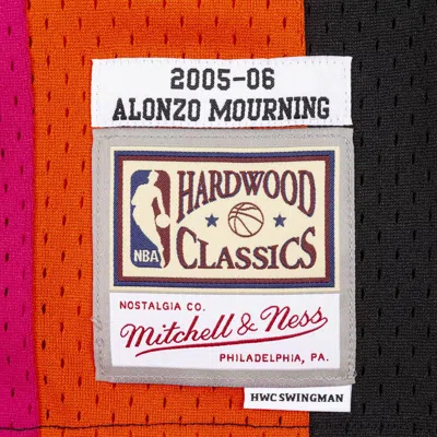 Mitchell & Ness "nba Heat 05 Alonzo Mourning" Swingman Jersey Vest Top In Black