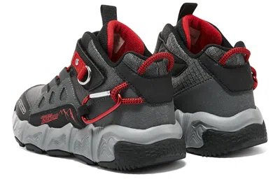 Skechers (gs)  Adventure Track 'black Red' In Gray