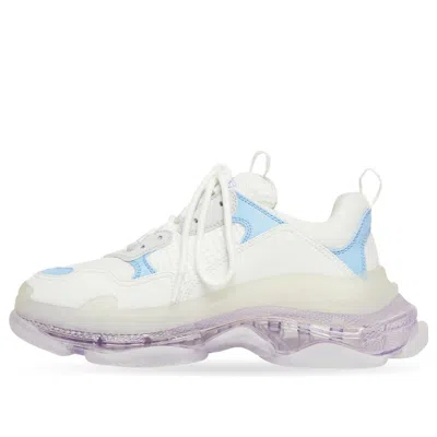 Balenciaga (wmns)  Triple S 'clear Sole - Light Blue Purple' In White