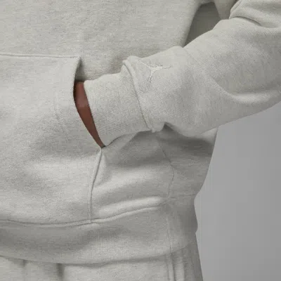Air Jordan Wordmark Fleece Hoodie 'grey' In Gray