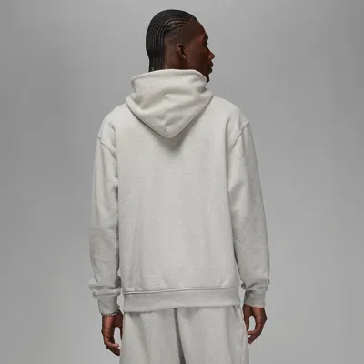 Air Jordan Wordmark Fleece Hoodie 'grey' In Gray