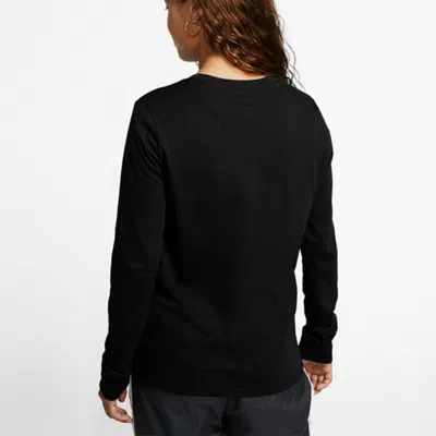 Nike Women's  Sportswear Long-sleeve T-shirt In Black