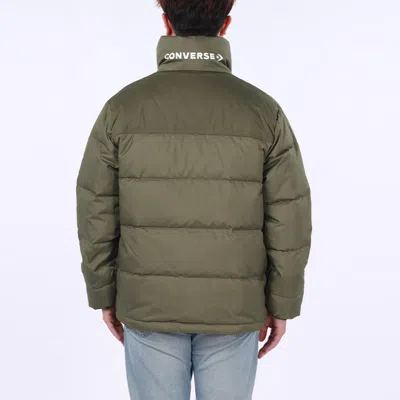 Converse Star Chevron Down Jacket 'olive Green'