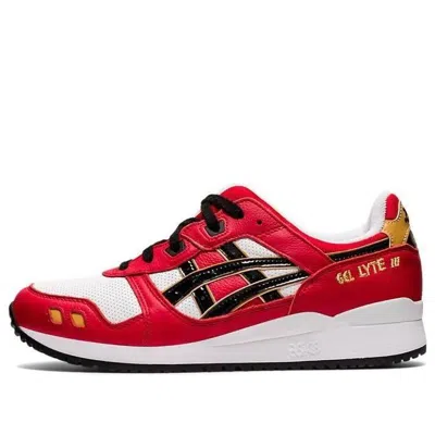 Asics Gel-lyte Iii Og Sneakers In Leather In Red