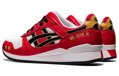 Asics Gel-lyte Iii Og Sneakers In Leather In Red