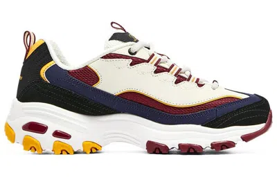 Skechers (wmns)  D'lites 1.0 Running Shoes 'white Navy Red'