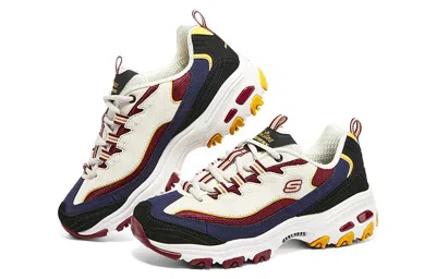 Skechers (wmns)  D'lites 1.0 Running Shoes 'white Navy Red'