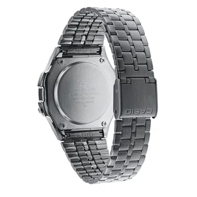 Casio Youth Vintage  Analog-digital Watch 'silver' In Black
