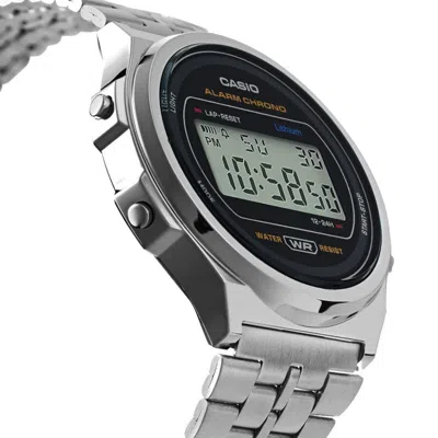 Casio Youth Vintage  Analog-digital Watch 'silver' In Black