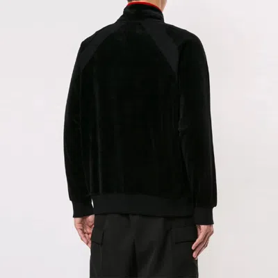 Supreme Ss18 Lacoste Velour Half-zip Track Top Black