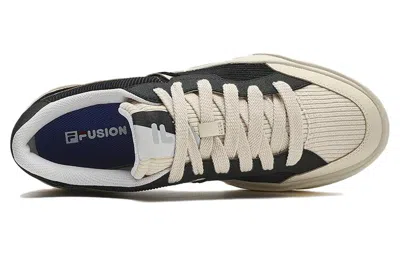Fila Fusion Pop Ii Skateboarding Sneakers 'black Beige'