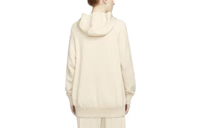 Nike (wmns)  Solid Color Knit Hoodie Yellow In Neutral