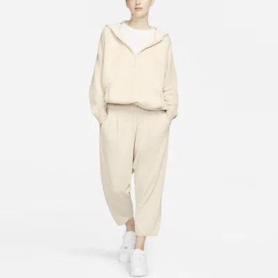 Nike (wmns)  Solid Color Knit Hoodie Yellow In Neutral