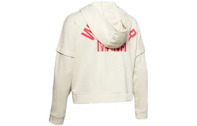 Under Armour (wmns)  X Project Rock Terry Hoodie 'white Pink'